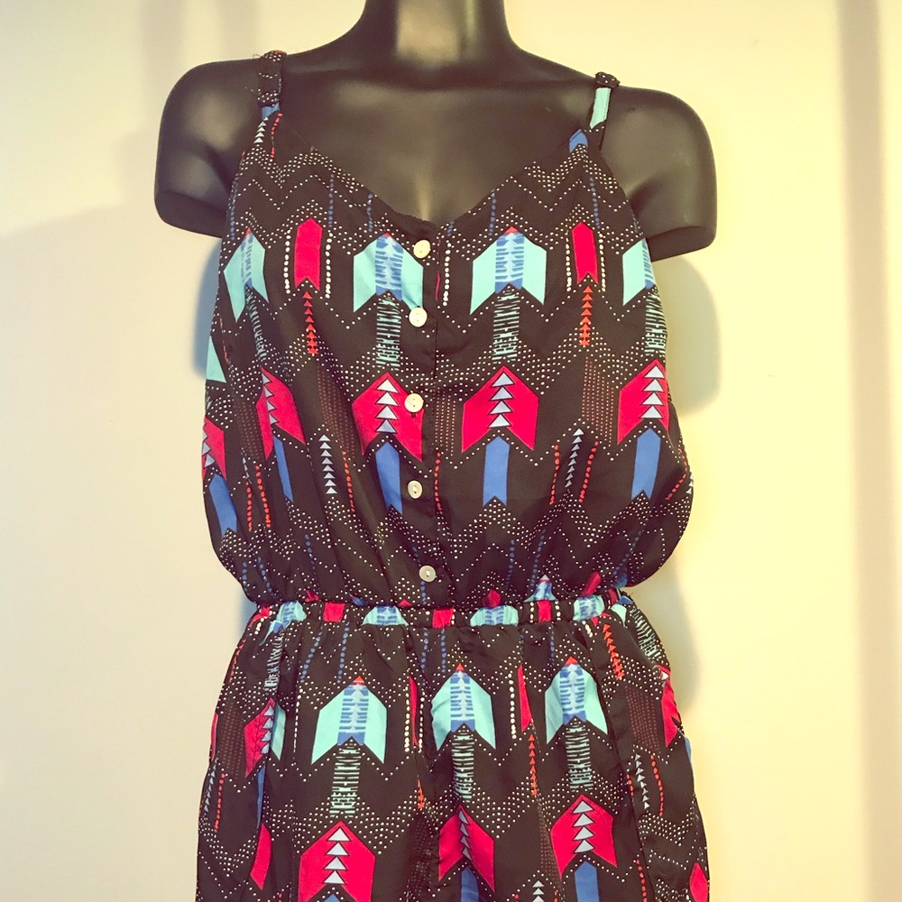 Fashion Web Aztec Style Romper